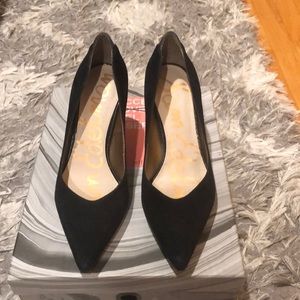 Sam Edelman black suede heels